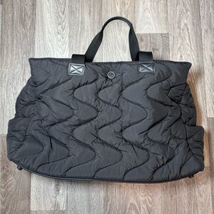 Joan & David  Weekender Yoga Gym Travel Puffy bag Zipper